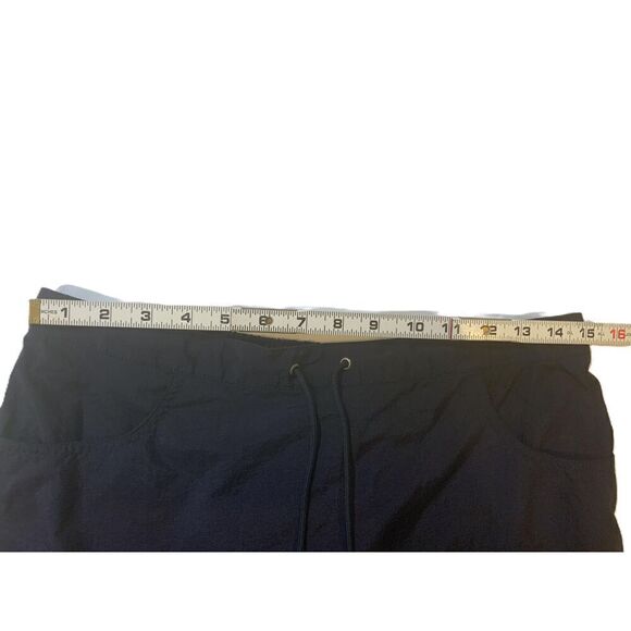 Merona Black Drawstring Waist Nylon Casual Skirt Size Medium - Picture 8 of 10